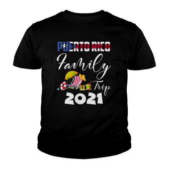 Puerto Rico Family Trip 2021 Vacation Summer Vacay Youth T-shirt | Mazezy