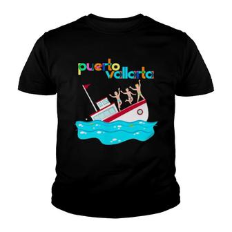 Puerto Vallarta Gays Sinking Boa Youth T-shirt - Thegiftio UK