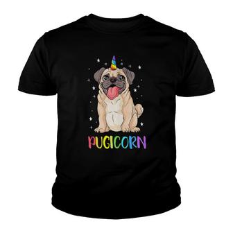 Pug Unicorn Pugicorn Youth T-shirt - Thegiftio UK