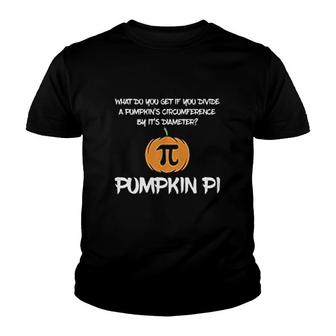 Pumpkin Pi Math Funny Science Youth T-shirt | Mazezy