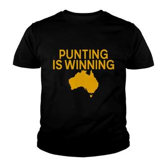 Punting Is Winning Tory Taylor Australia Map Youth T-shirt | Mazezy