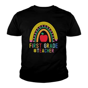 Rainbow 1St Grade Teacher 1St Grade Squad Back To School Youth T-shirt | Mazezy