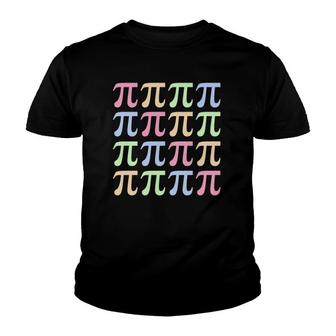 Rainbow Pi Day For Math Lovers Or Teachers Youth T-shirt | Mazezy