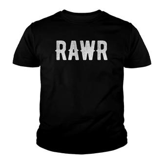 Rawr Roaring Lion Tiger Dinosaur Birthday Party Gift Youth T-shirt | Mazezy