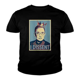 Rbg I Dissent Youth T-shirt | Mazezy