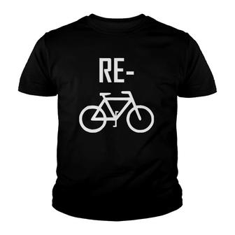 Recycle Bicycle Bike Funny Youth T-shirt | Mazezy
