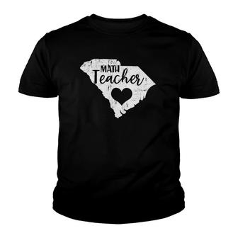 Red For Ed Math Teacher Sc South Carolina Protest Tee Youth T-shirt | Mazezy