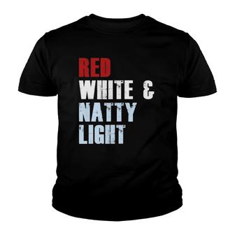 Red White & Natty-Light For Mens Womens Beer Lover Youth T-shirt | Mazezy
