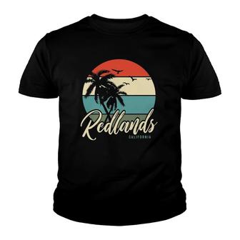 Redlands California Retro Gift For Men Women Youth T-shirt | Mazezy