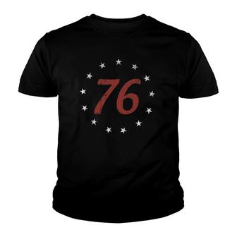 Retro 4Th Of July Independence Day The Spirit 76 Ver2 Youth T-shirt | Mazezy
