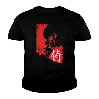 Retro Bushido Samurai Warrior Japanese Samurai Design Youth T-shirt | Mazezy
