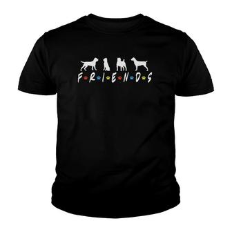 Retro Cane Corso Dog Friends Gift, Cane Corso Dog Lover Youth T-shirt