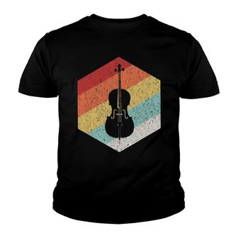 Retro Cellofor Cello Player Vintage Cello Youth T-shirt | Mazezy