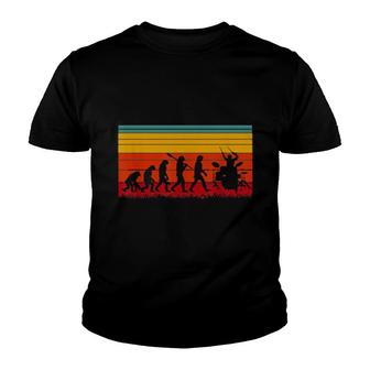 Retro Drummer Evolution Youth T-shirt | Mazezy
