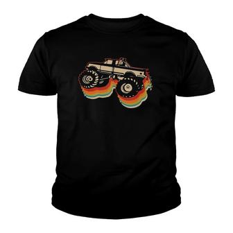 Retro Monster Truck Show Vintage Monster Trucks Tank Top Youth T-shirt | Mazezy