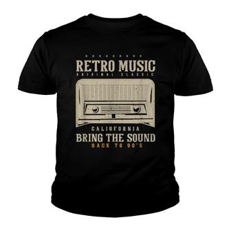 Retro Music Original Classic Musical Music Youth T-shirt | Mazezy