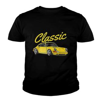 Retro Oldschool Tuning Gaming Oldtimer Enthusiast Car Youth T-shirt | Mazezy