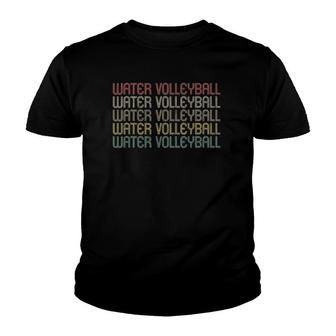 Retro Style Water Volleyball Youth T-shirt | Mazezy