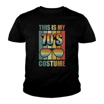 Retro This Is My 70S Costume Funny 70S Party Vintage Youth T-shirt - Thegiftio UK