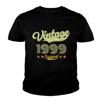 Retro Vintage 22 Years Old Legendary Awesome Birthday 1999 Youth T-shirt - Thegiftio UK