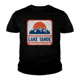Retro Vintage Lake Tahoe Gift Youth T-shirt | Mazezy
