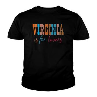 Retro Virginia Is 4 Lovers Outdooors Va For Virginians Gift Youth T-shirt | Mazezy