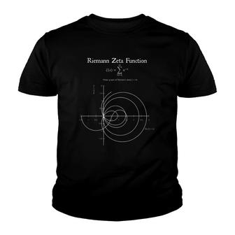 Riemann Zeta Function Graph Physics Math Teacher Nerdy Gift Youth T-shirt - Thegiftio UK