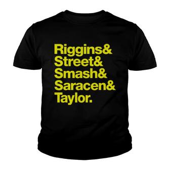 Riggins Street Smash Saracen Taylor Youth T-shirt | Mazezy
