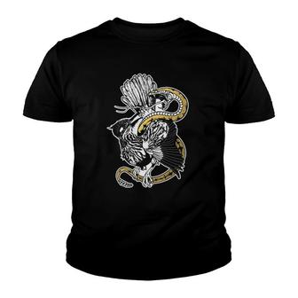 Road Runner Vs Rattlesnake Fight Youth T-shirt | Mazezy