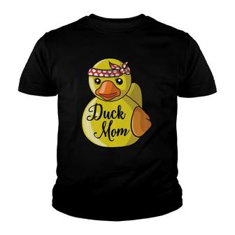 Rubber Duck Mom Ducky, Duckies & Quack Mothers Day Gift Youth T-shirt | Mazezy