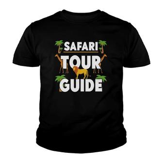 Safari Tour Guide Costume Africa Zoo Outfit Safari Tour Youth T-shirt | Mazezy