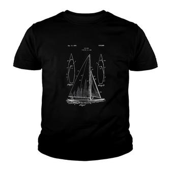 Sailing Sailboat Sail Boating Youth T-shirt | Mazezy