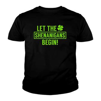 Saint Patricks Shenanigans St Patrick's Day Youth T-shirt | Mazezy DE