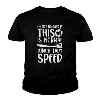 School Cafeteria Food Dinner - Lunch Lady Youth T-shirt | Mazezy