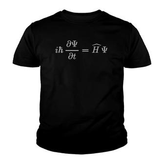 Schrödinger's Equation Quantum Physics Youth T-shirt | Mazezy