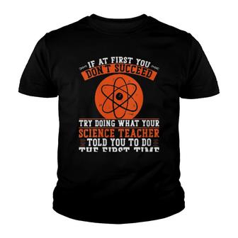 Science Chemistry Element Atom Biology Youth T-shirt | Mazezy