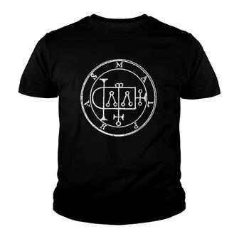 Seal Of Malphas Sigil Talisman Demon Circle Youth T-shirt | Mazezy