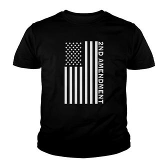 Second Amendment American Flag Youth T-shirt | Mazezy
