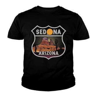 Sedona Arizona Desert Traveler Visitor Nature Hiking Youth T-shirt | Mazezy