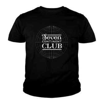 Seven Continent Club Running Youth T-shirt | Mazezy