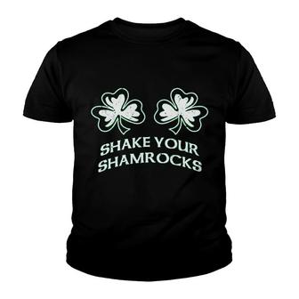 Shake Your Shamrocks St Patricks Day Youth T-shirt | Mazezy