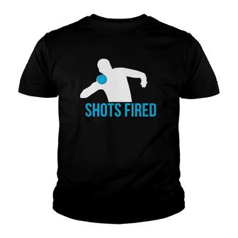 Shots Fired Shot Put Athlete Putter Athletics Competition Youth T-shirt - Thegiftio UK
