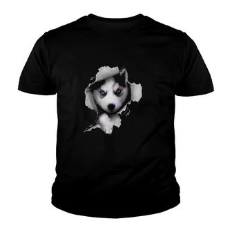Siberian Husky T Husky Dog T Husky Lover Youth T-shirt | Mazezy