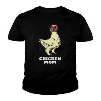 Silkie Chicken Mom Gift Cute Sunglasses Animal Youth T-shirt | Mazezy
