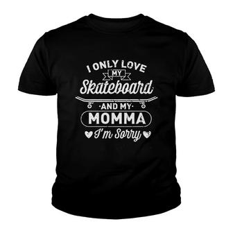 Skateboard Skateboard Saying Youth T-shirt | Mazezy