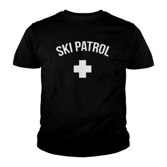 Ski Patrol Red & White Certified Youth T-shirt - Thegiftio UK