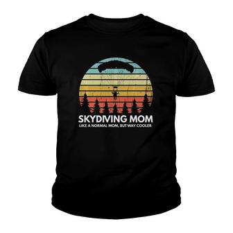 Skydiving Mom Skydiving Mother Matching Couple Skydiving Youth T-shirt | Mazezy CA