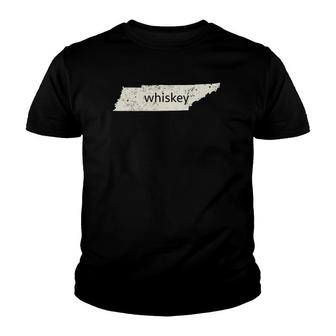 Smooth As Tennessee Whiskey State Vintage Distressed Youth T-shirt | Mazezy