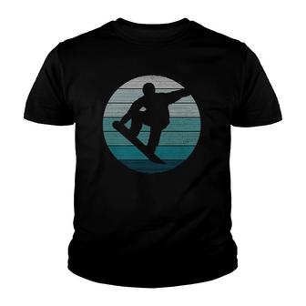 Snowboard Vintage Retro Freestyle Snowboarding Gift Youth T-shirt | Mazezy