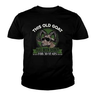 Sober Sobriety Gift Ideas For Men 30 Years Sober Youth T-shirt | Mazezy